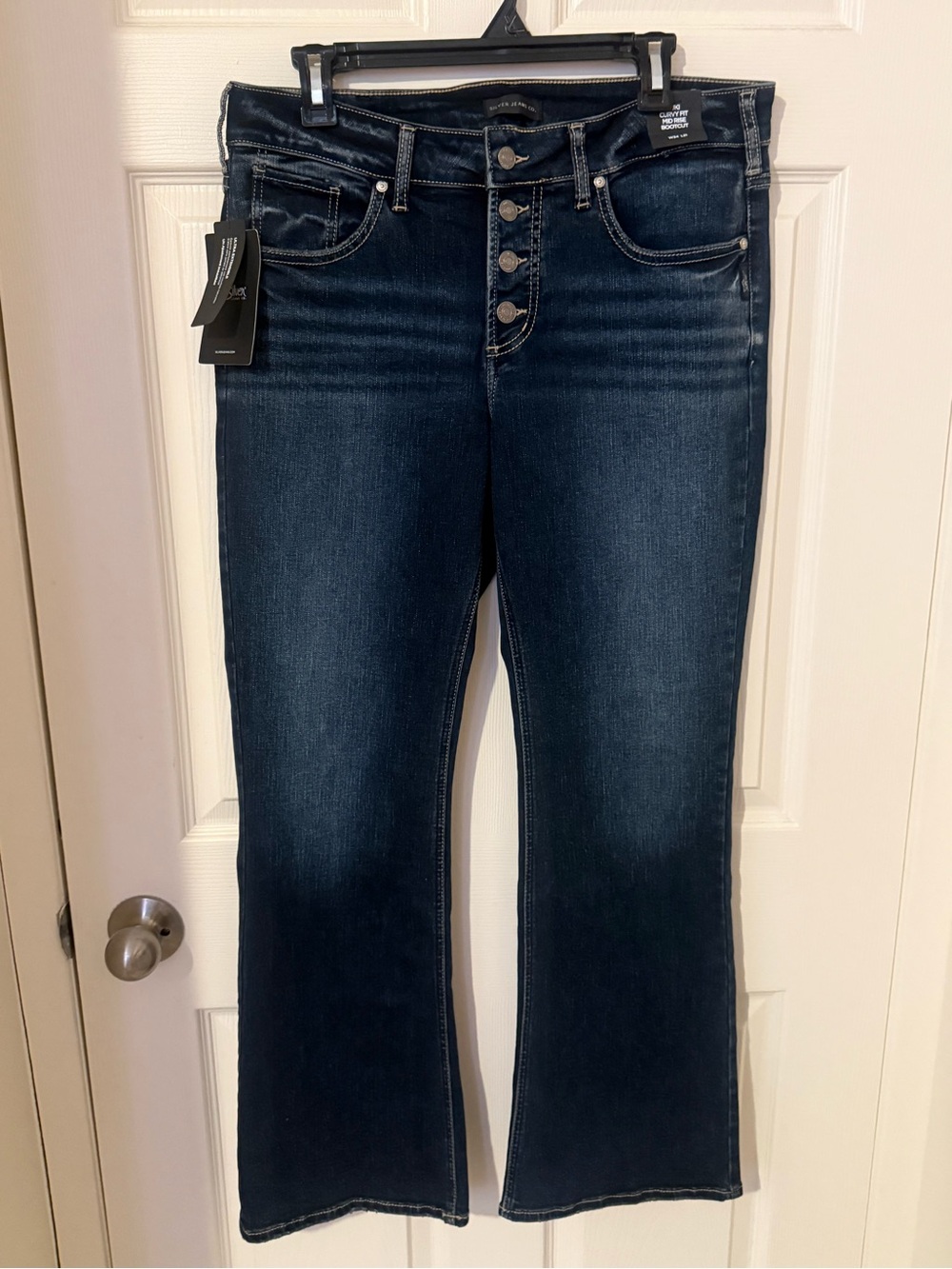 Silver Jeans co.Suki Slim boot cut Curvy Fit Y2K Western Zero Gap Waist Band